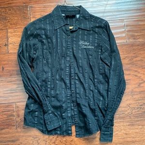 Long sleeve Harley Davidson button up shirt